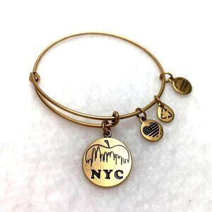 Alex and Ani New York City Charm Bracelet - Expands 2"- 3.5"